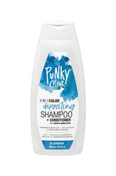 Punky Colour Bluemania Shampoo – 3-in-1 blue color-depositing shampoo & conditioner for vibrant, long-lasting blue hair.