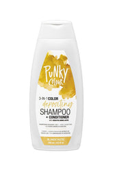 Punky Colour Blondetastic Shampoo + Conditioner - 3-in-1 color-depositing shampoo in Blondetastic for vibrant, golden blonde tones.