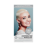 Punky Colour Lightning Fast Bleach Kit 40 Volume – High-lift bleaching kit for fast, professional-level blonde hair results.