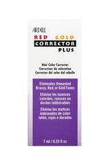 Ardell Red Gold Corrector Plus front view – A boxed hair color corrector that eliminates brassy, red, and gold tones for balanced color.