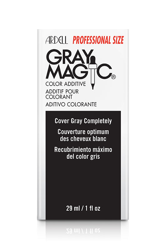 Ardell Gray Magic Color Additive 29ml – A professional-size color additive that enhances gray coverage in hair dye formulations.