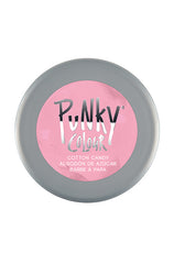 Punky Colour Cotton Candy Pink Hair Dye Lid – Cotton Candy Pink shade label for semi-permanent conditioning hair color.