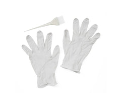 Punky Colour Silver Glitter Brush and Gloves – Sparkly tint brush with disposable gloves for precise, easy hair coloring.