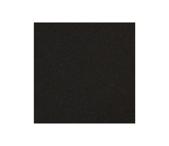 Jerome Russell black hair color swatch – A solid black color swatch representing the spray-on hair thickener’s pigmentation and coverage.