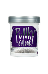 Punky Colour Plum Back View - Back label of Punky Colour Plum semi-permanent hair dye, featuring ingredients and usage instructions.