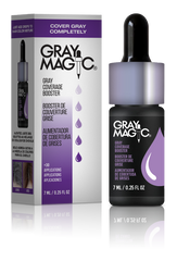 Small Gray Magic® Color Additive 0.25 oz bottle displayed outside of packaging