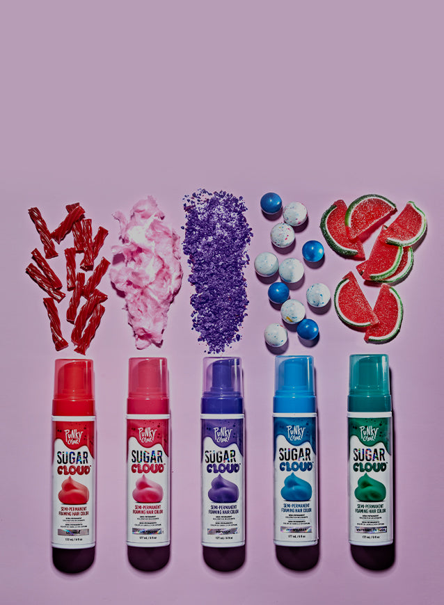 Sugar Cloud displayed along with scents