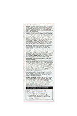 Right side face of Punky Colour Semi-Permanent retail box with warnings & list of kit contents