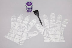 Punky Colour Semi-Permanent Hair Color Kit Violet contents: Punky Colour Hair Color, brush, & plastic gloves