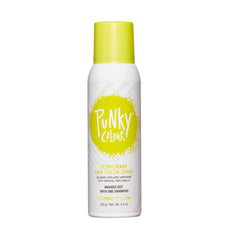 Punky Colour Leopard Yellow Temporary Hair Spray – A vibrant yellow temporary hair color spray that washes out in one shampoo.