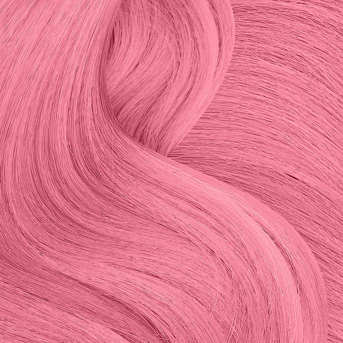 Punky Colour Pale Pink Hair Swatch – A close-up of silky, vibrant pink-colored hair for a realistic color reference.