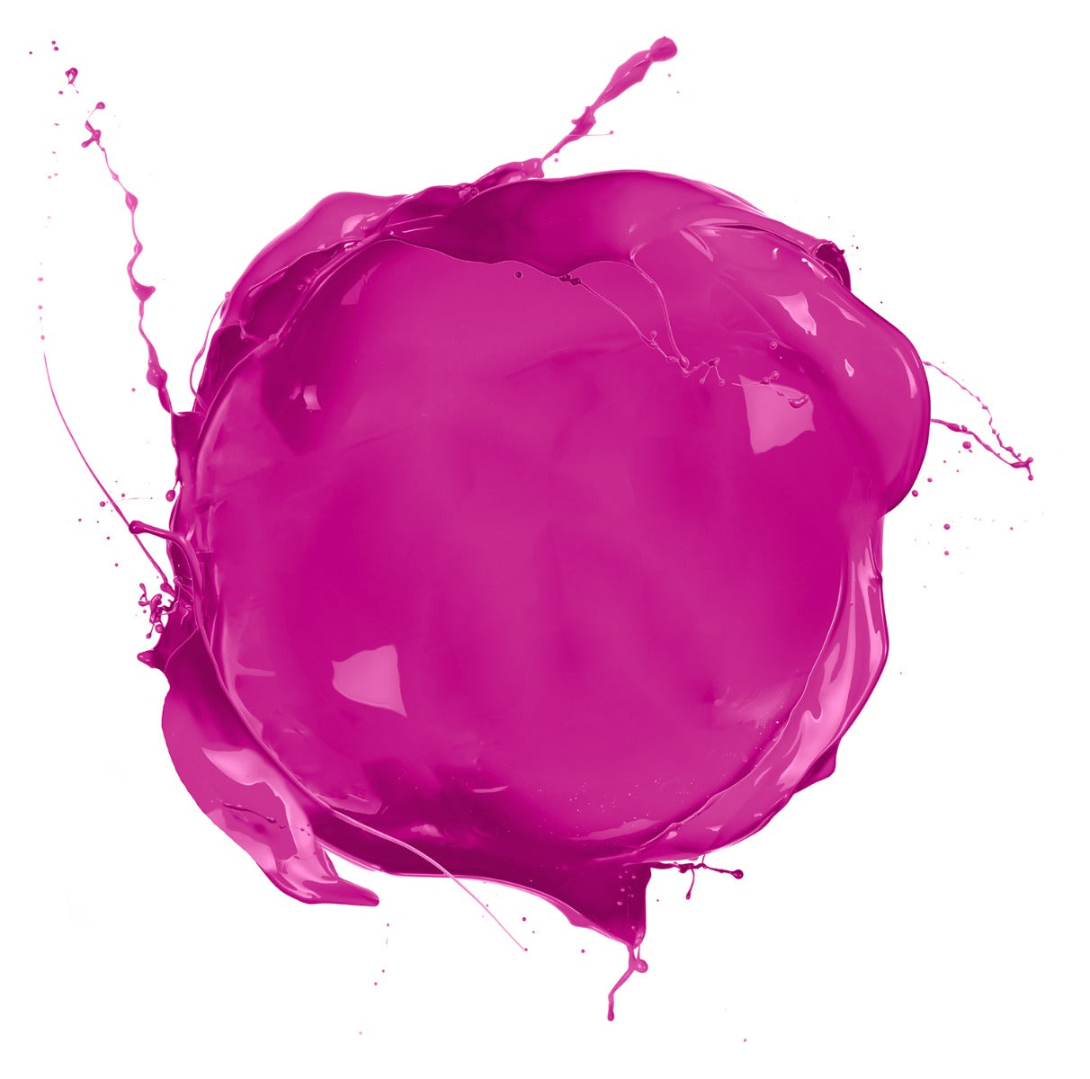 Bright, intense pink paint splash texture representing the bold and eye-catching shade of Punky Colour hair dye.