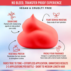 Infographic with key ingredients, features, and benefits