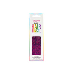 Punky Colour Mane Hair Tinsel Pack - Vibrant glitter hair tinsel for an easy clip-in accessory to add sparkle to any style.