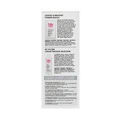 Punky Colour 40 Vol Bleach Kit Ingredients & Instructions - Details on powder bleach and 40-volume developer for safe use.